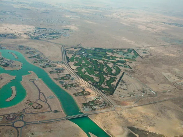 Vue aérienne du Qatar — Photo
