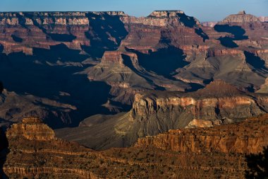 Colorful scenery at Grand Canyon seen from Mathers Point, South clipart