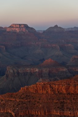 Fantastic view into the grand canyon from mathers point, south r clipart