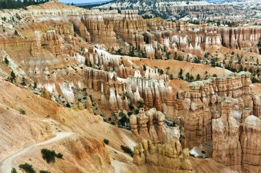 güzel manzara muhteşem taş forma ile bryce canyon