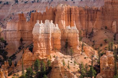 güzel manzara muhteşem taş forma ile bryce canyon