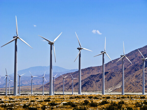 Wind turbines in America