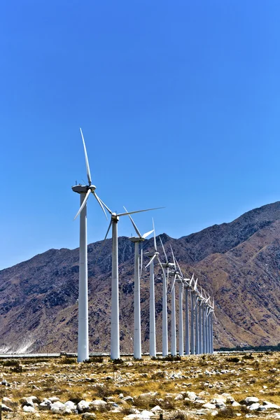 Turbinas eólicas en América — Foto de Stock