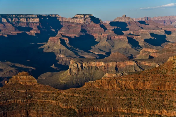 Πολύχρωμο τοπίο στο grand canyon δει από το σημείο mathers, Νότια — Φωτογραφία Αρχείου