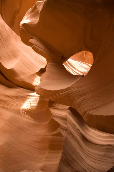 De groef van de beroemde antelope canyon in pagina — Stockfoto