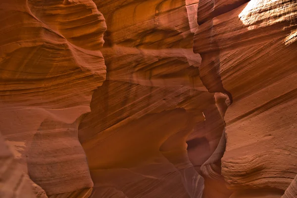 De groef van de beroemde antelope canyon in pagina — Stockfoto