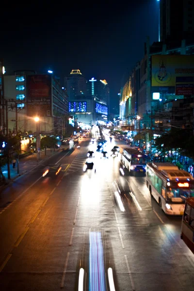 View over Bangkok by night — Stock Photo, Image