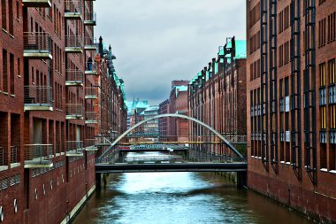 Speicherstadt Hamburg geceleri