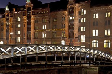 Speicherstadt Hamburg geceleri