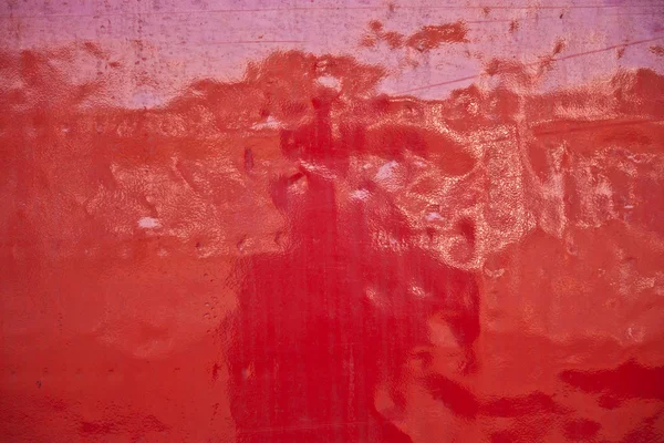 Rød metall fra et tog – stockfoto