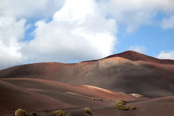 Mountains of fire,Timanfaya National Park in Lanzarote — Stock Photo, Image