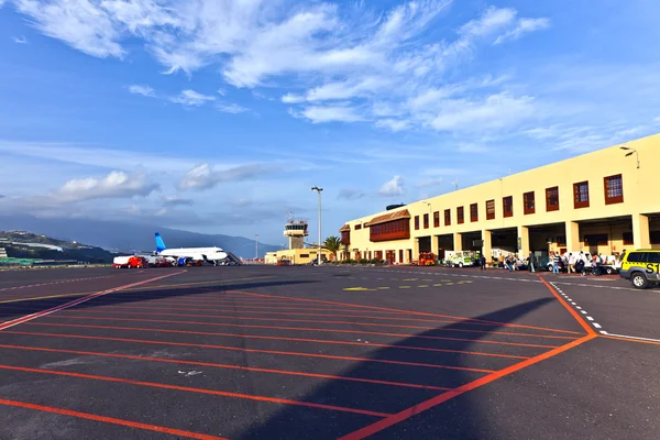 Airport in La palma — Stock Photo, Image