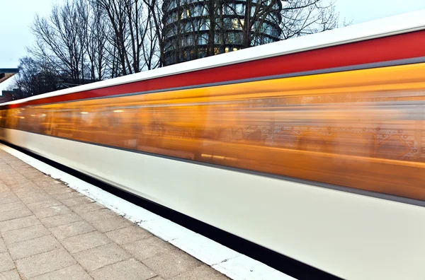 Train in motion — Stock Photo, Image