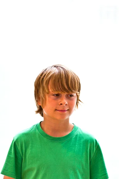 Tatlı bir çocuğun portresi. — Stok fotoğraf