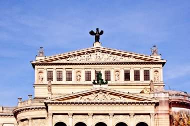 Famous Opera house in Frankfurt clipart