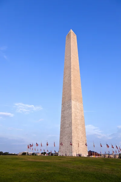 Outdoor view of Washington Monument in Washington DC — Stock Photo, Image