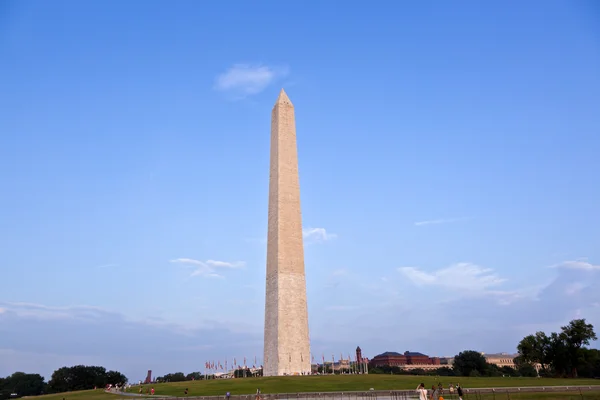 华盛顿纪念碑在华盛顿特区的室外视图 — 图库照片