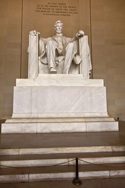 Lincoln memorial w Waszyngtonie — Zdjęcie stockowe
