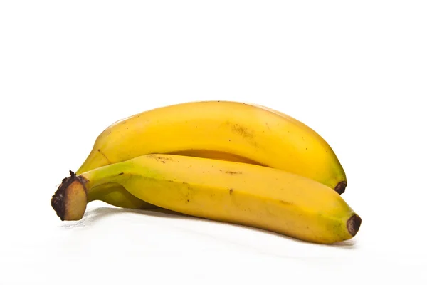 Zblízka pohled na banán, samostatný — Stock fotografie