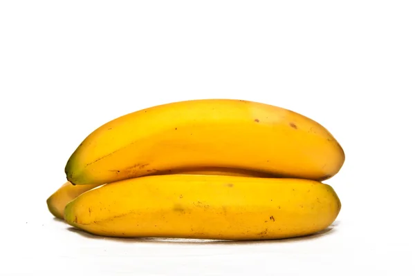 Vista de perto da banana isolada — Fotografia de Stock