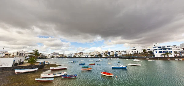 View of Maritm ride from Arrecife, Lanzarote, Canary Islands, Sp — Stock Photo, Image
