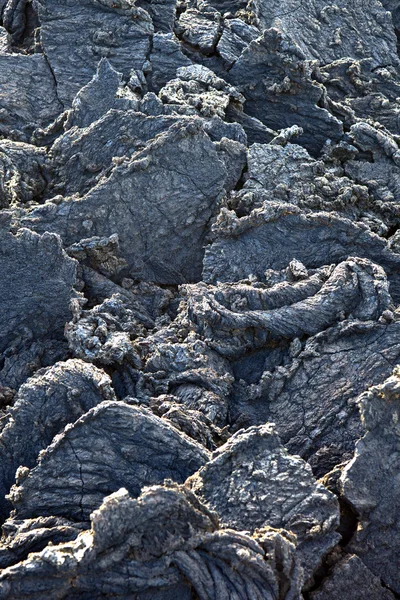 Kameny vulkanické toku dát krásné struktury — Stock fotografie