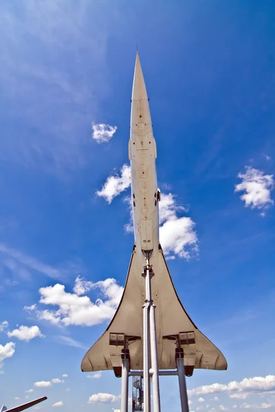 Supersonische vliegtuigen tupolev tu-144 — Stockfoto