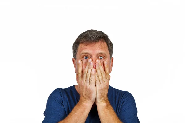 Man in emotion — Stock Photo, Image