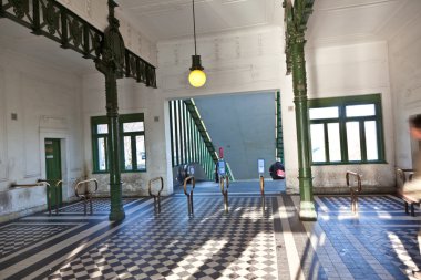 doğal metro istasyonunda Viyana'daki art deco