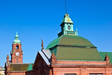 ünlü classsicistic eski tren istasyonunda wiesbaden
