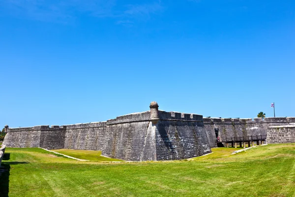 Кастильо-де-Сан-Марко - древний форт в Сент-Огастин-Флориде — стоковое фото