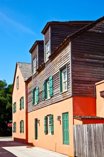Velha casa histórica centro da cidade sSaint Augustine — Fotografia de Stock