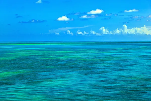 Belo oceano nas chaves da Flórida — Fotografia de Stock