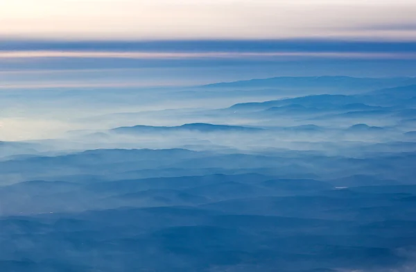 Вид з повітря на Альпи — стокове фото