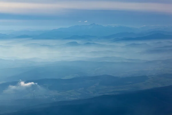 Alps havadan görünümü — Stok fotoğraf