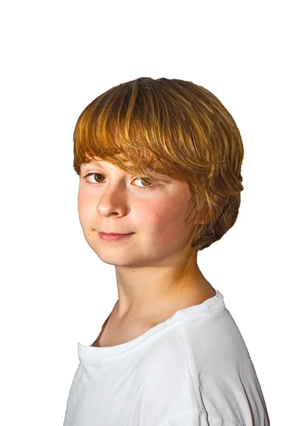 Porträt eines süßen Jungen mit Emotionen — Stockfoto