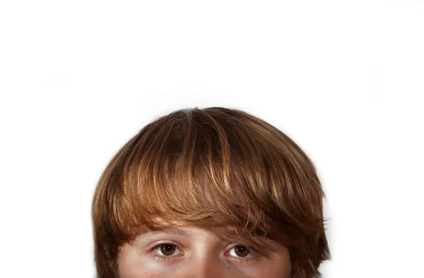 Portret ładny Chłopiec emocja — Zdjęcie stockowe