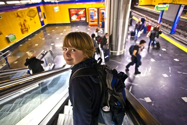 Metro in madrid — Stockfoto
