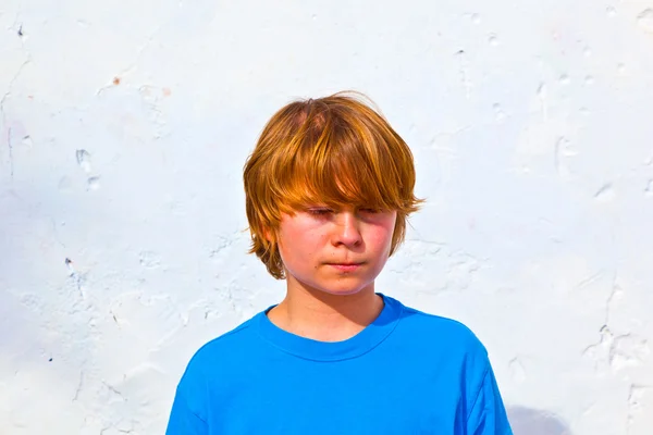 귀여운 어린 소년의 초상화 — 스톡 사진