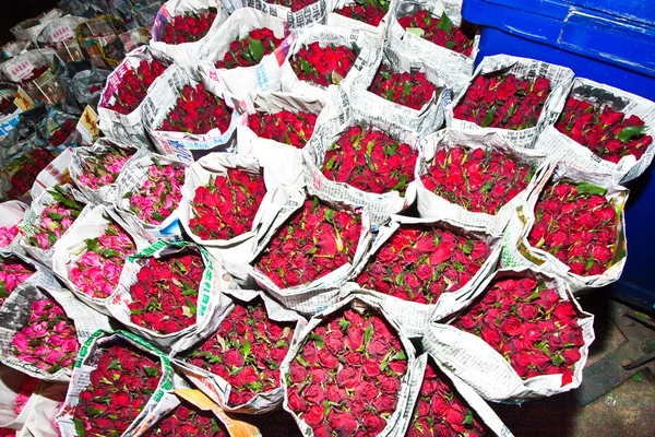 stock image Roses offered at the flower market