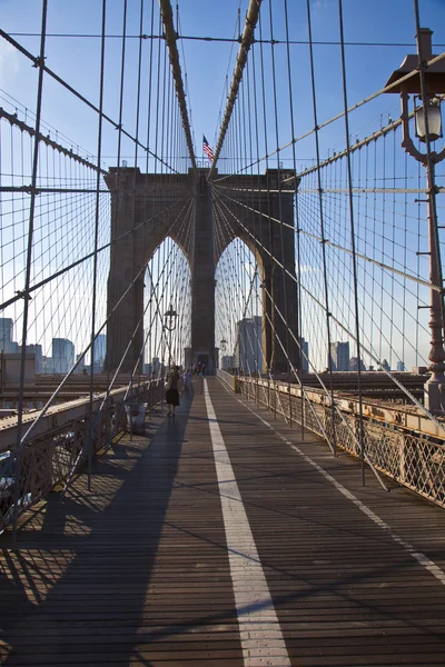 Brooklyn bron i New York — Stockfoto