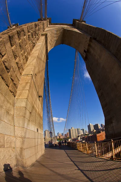 Ponte di Brooklyn a New York — Foto Stock