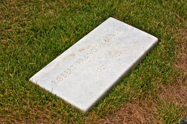 Graves at Arlington national Cemetery in Washington clipart