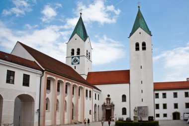 Famous cathedrale, dome in Freising clipart