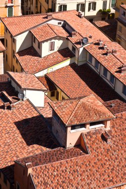 güzel İtalyan panorama city verona