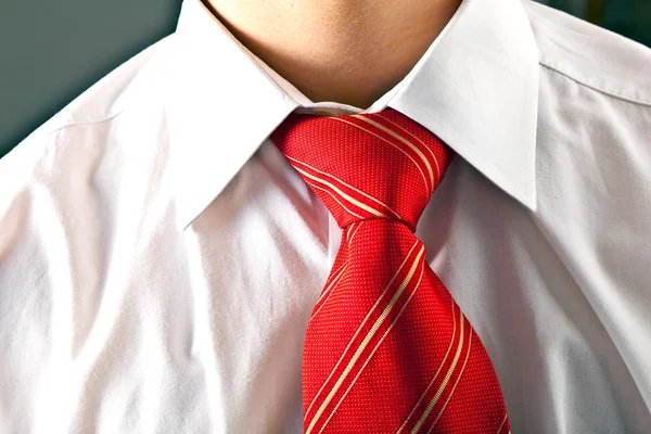 Jongen met stropdas — Stockfoto