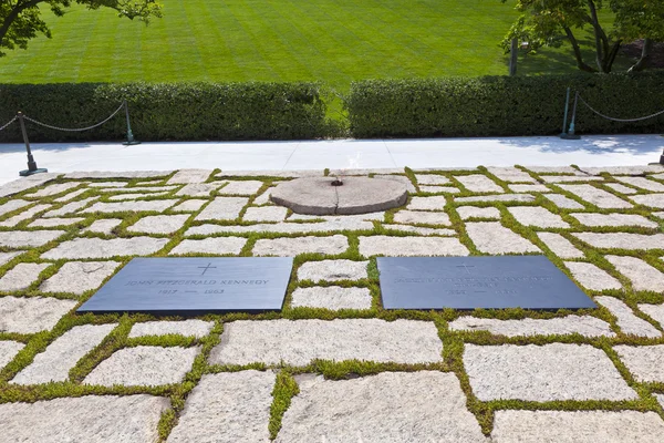 John F. Kennedy Eternal Flame memorial presidencial —  Fotos de Stock