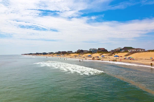 Beautiful beach at the outer banks in america — Stock Photo, Image