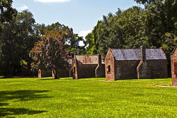 Old slave huts in a South Carolina farm — Stock Photo, Image