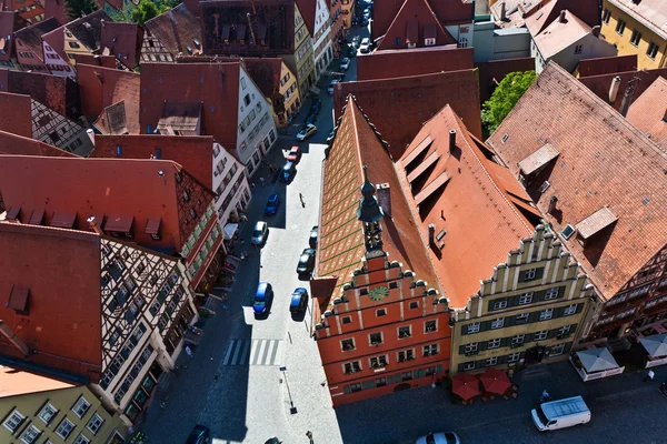 Середньовічного міста Dinkelsbuehl у Німеччині — стокове фото
